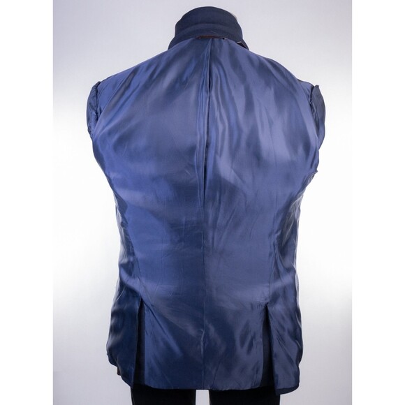 Michael Kors Sport Coat Jacket Blazer Navy Blue Sz 36R Wool Two Button Casual - Picture 14 of 15